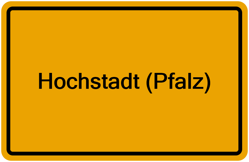 Handelsregisterauszug Hochstadt (Pfalz)